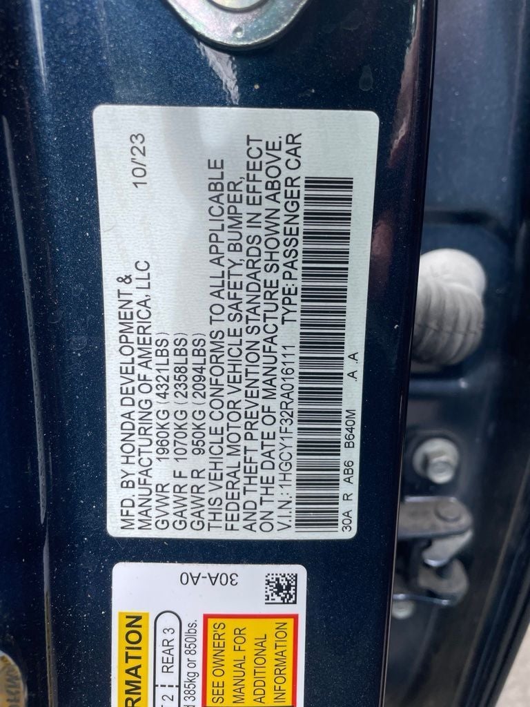 2024 Honda Accord EX