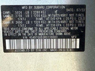 2024 Subaru Outback Wilderness