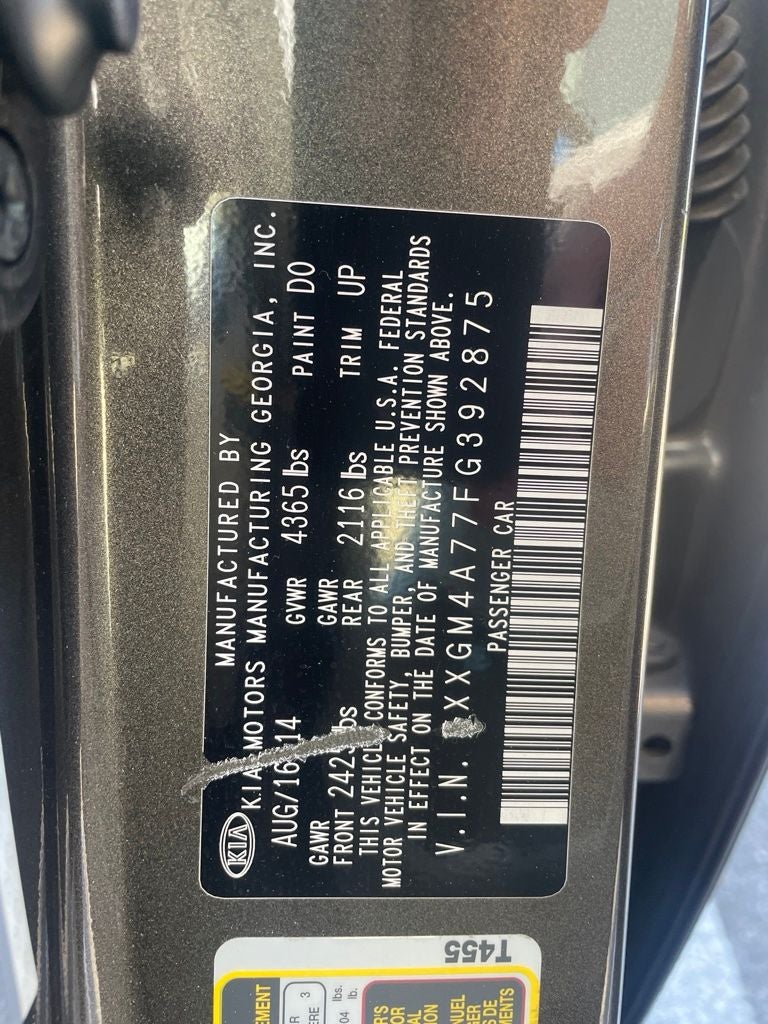 2015 Kia Optima LX