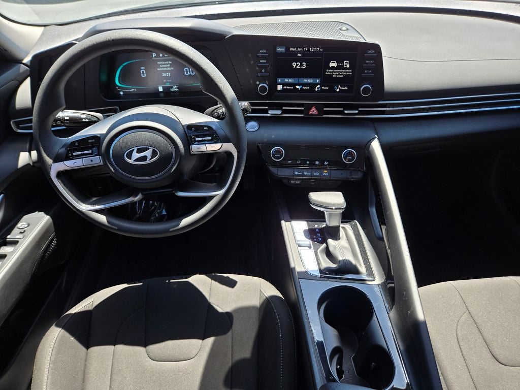 2025 Hyundai Elantra Hybrid Blue