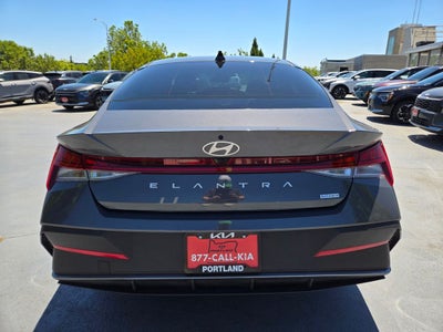 2025 Hyundai Elantra Hybrid Blue