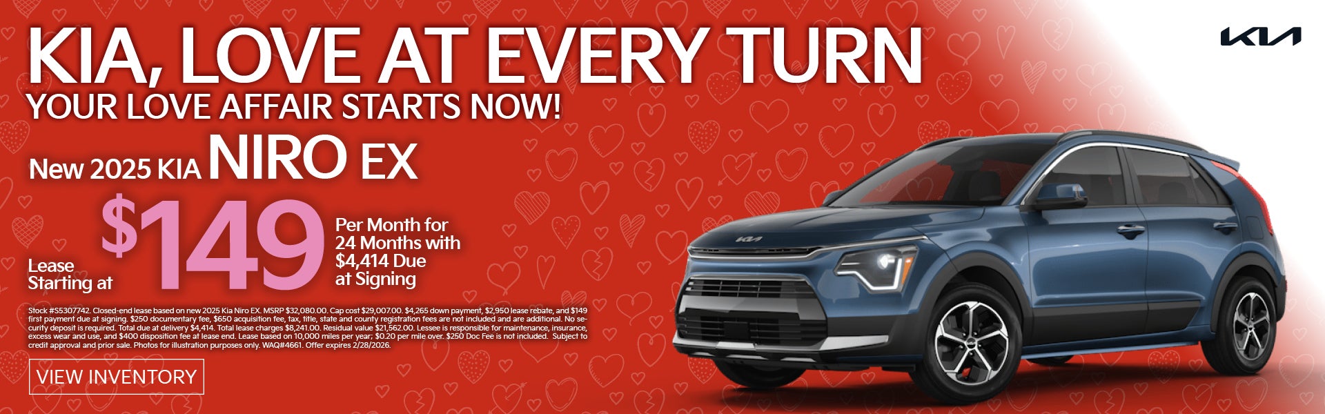 NEW 2025 KIA NIRO EX Lease starting at $149 per mo for 24 mo