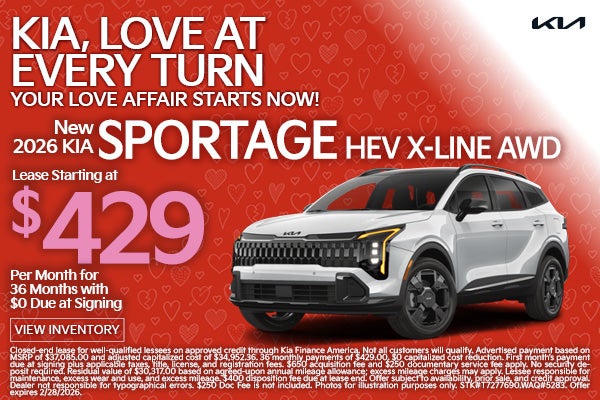 Sportage $429/mo 36 mo