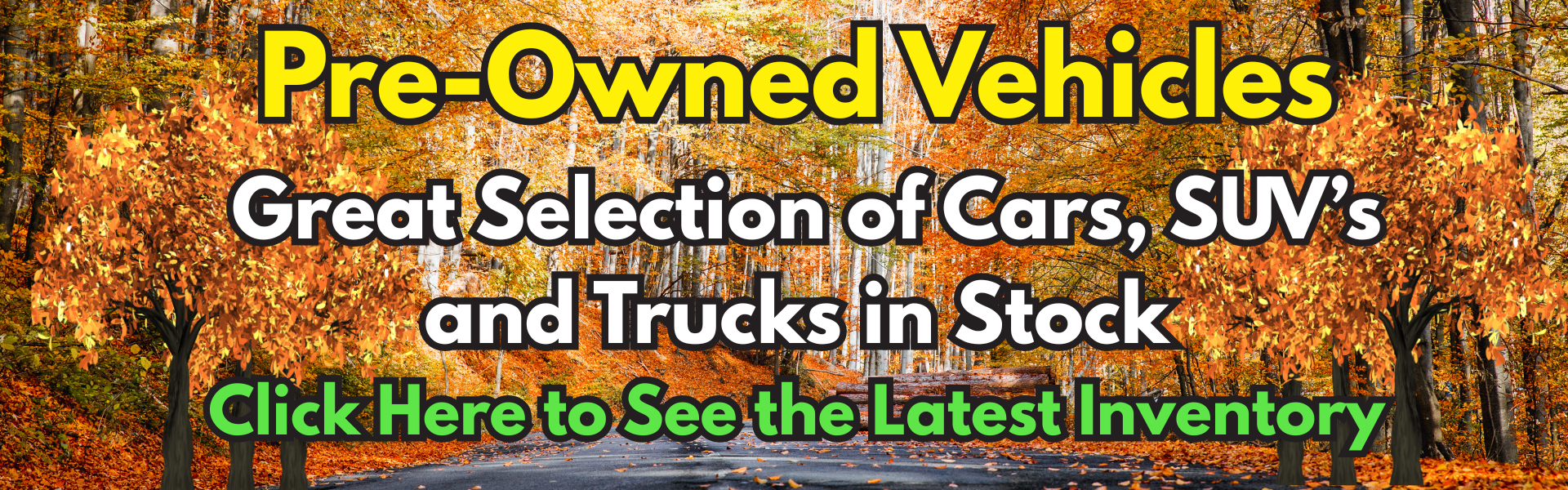 Fall Pre-Owned Inventory