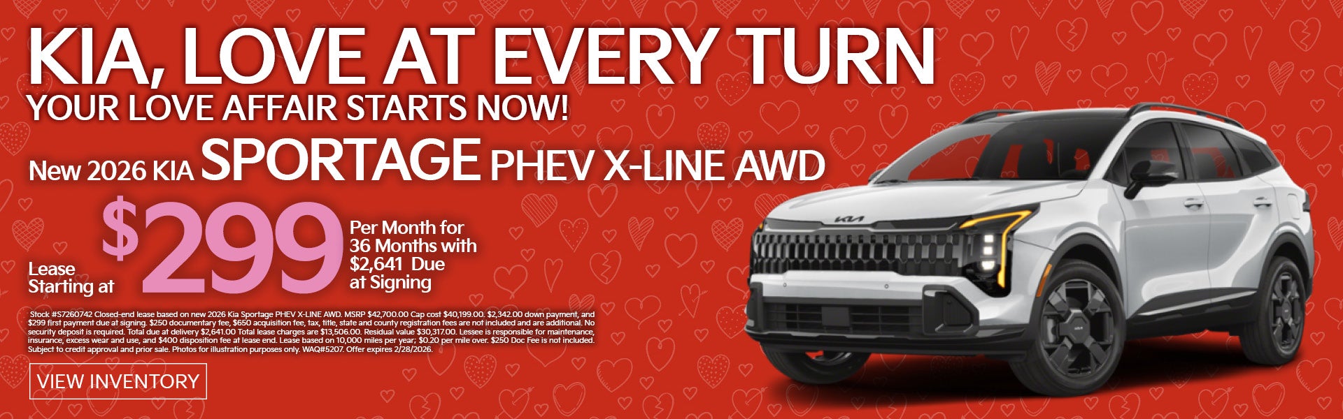 New 2026 Kia Sportage PHEV X-LINE AWD