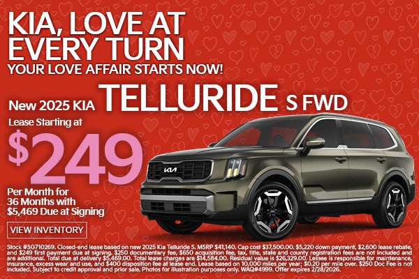 New 2025 Kia Telluride S FWD