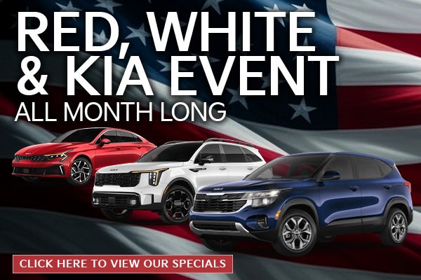 Red White Kia sale