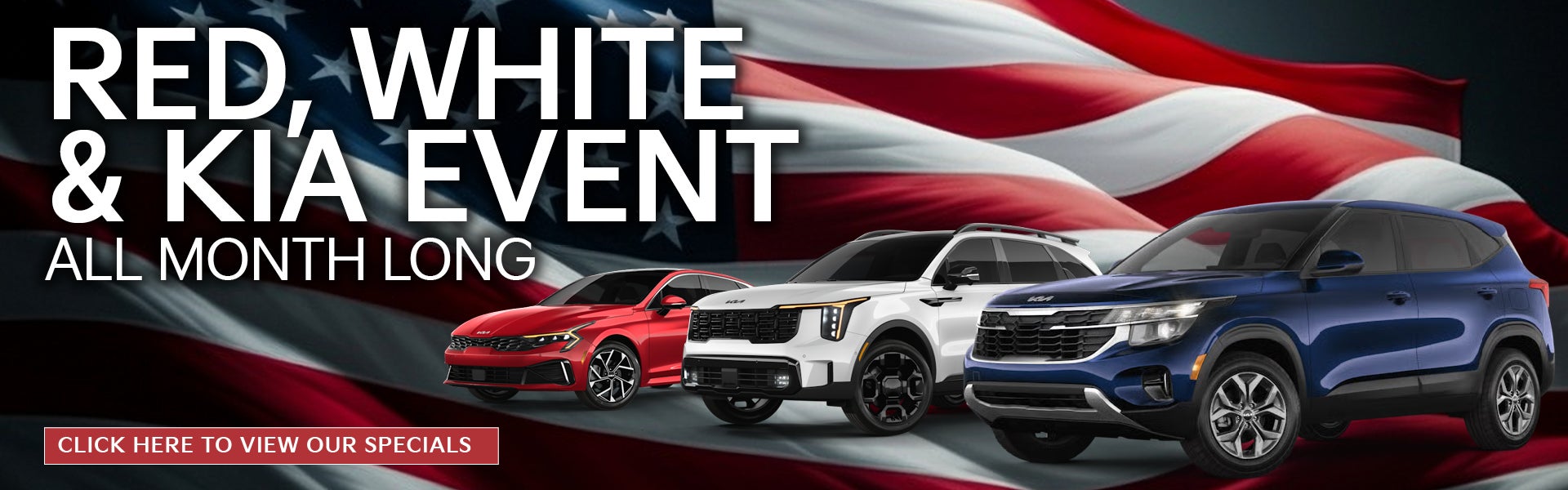 Red White Kia sale
