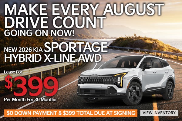 Sportage 399/mo
